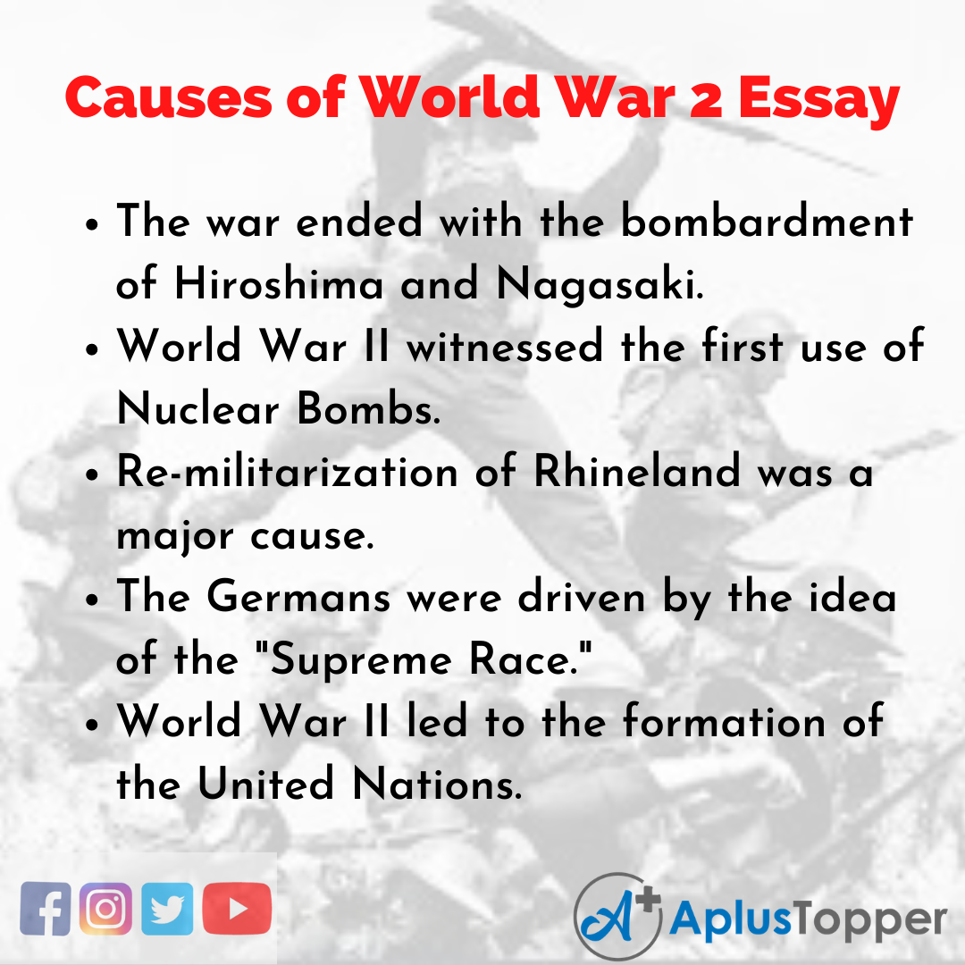 Essay on Causes of World War 2