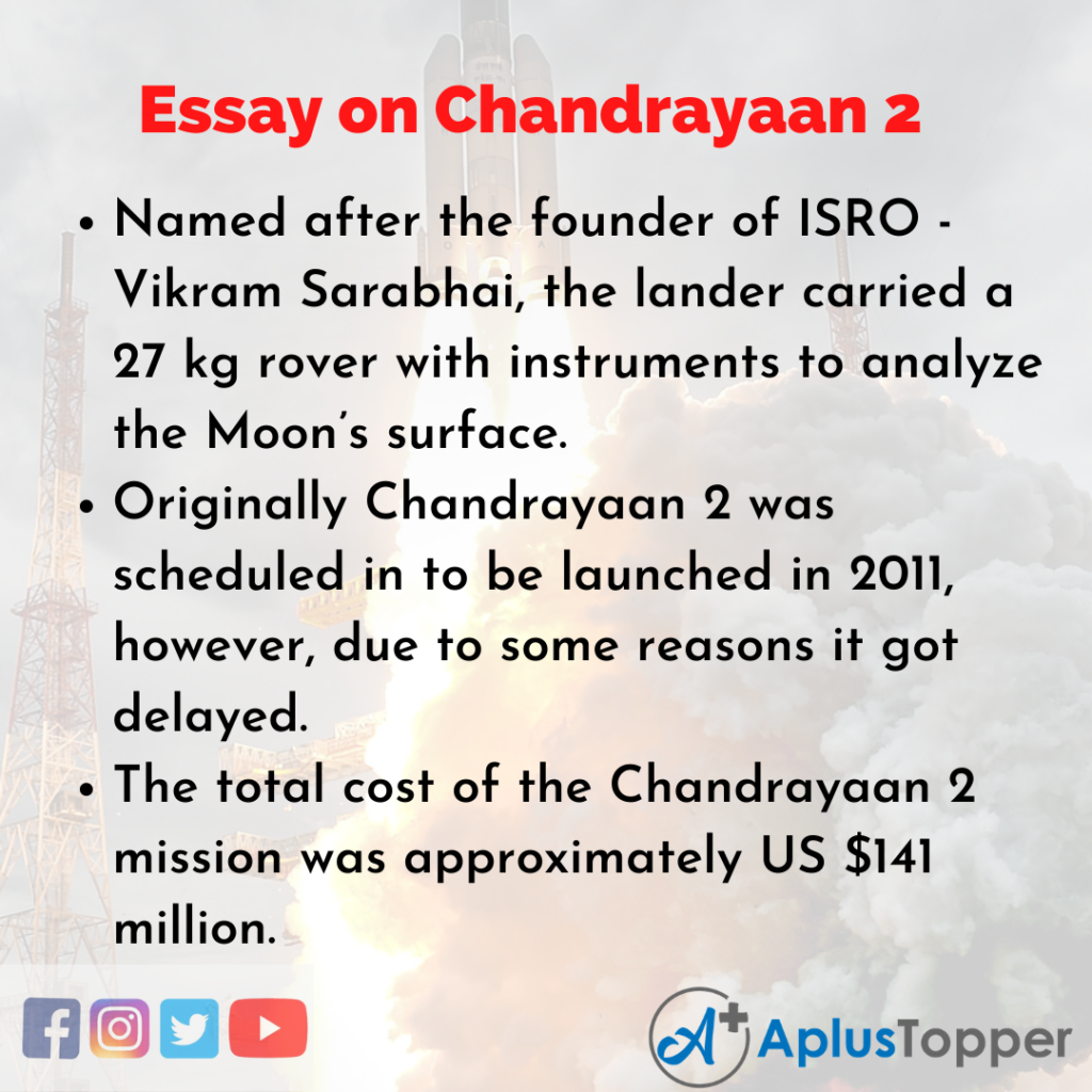 Essay on Chandrayaan 2