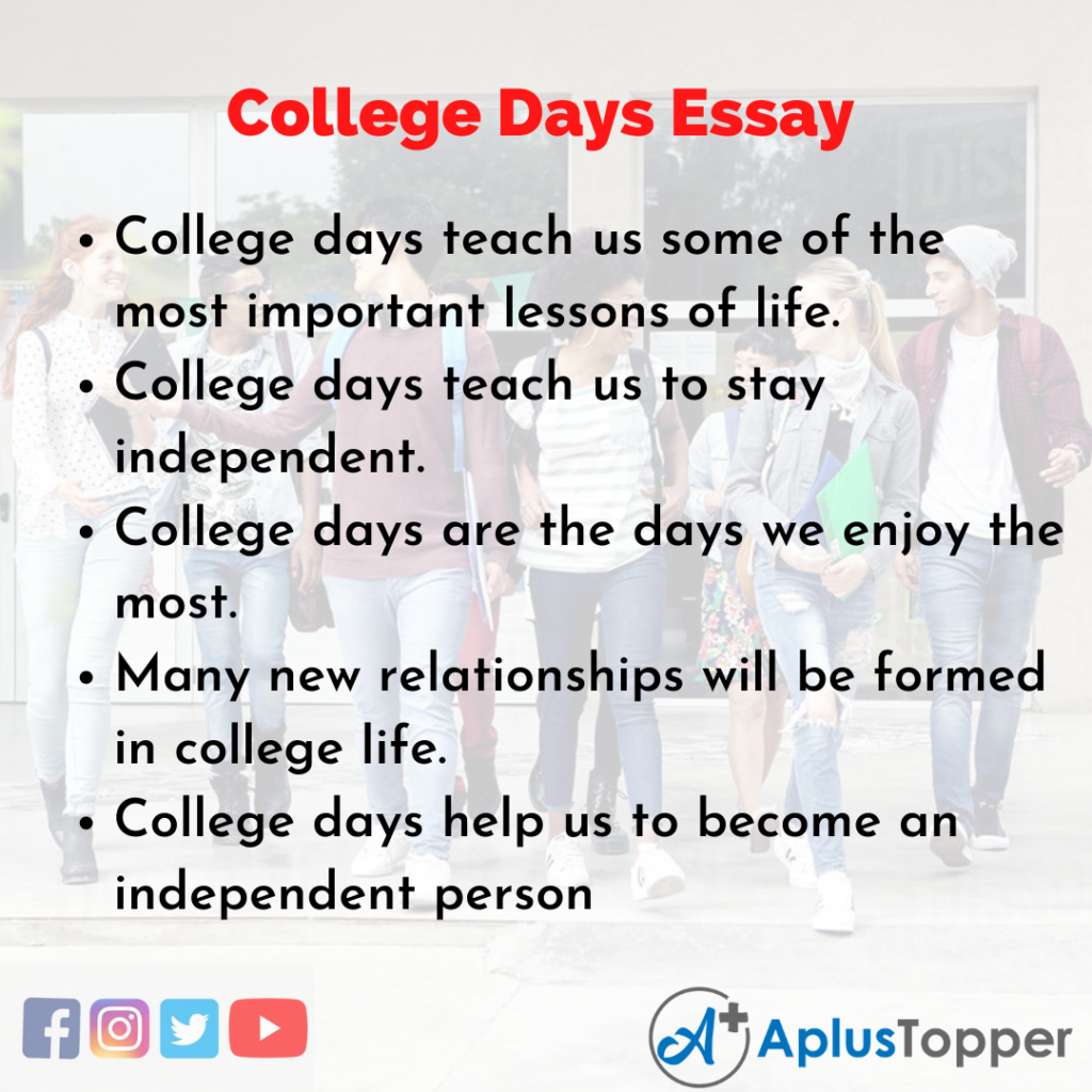 Essay on College Days