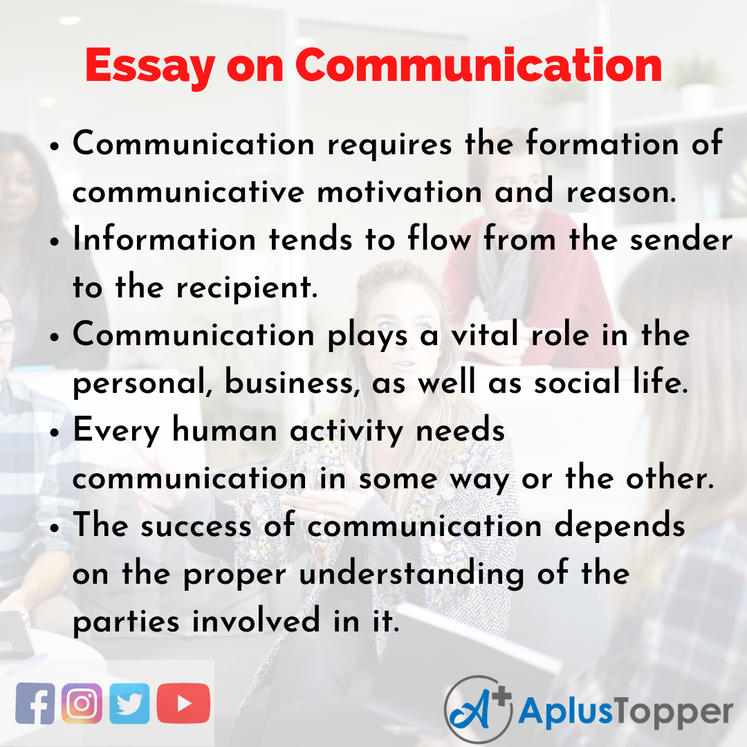 Essay on Communication