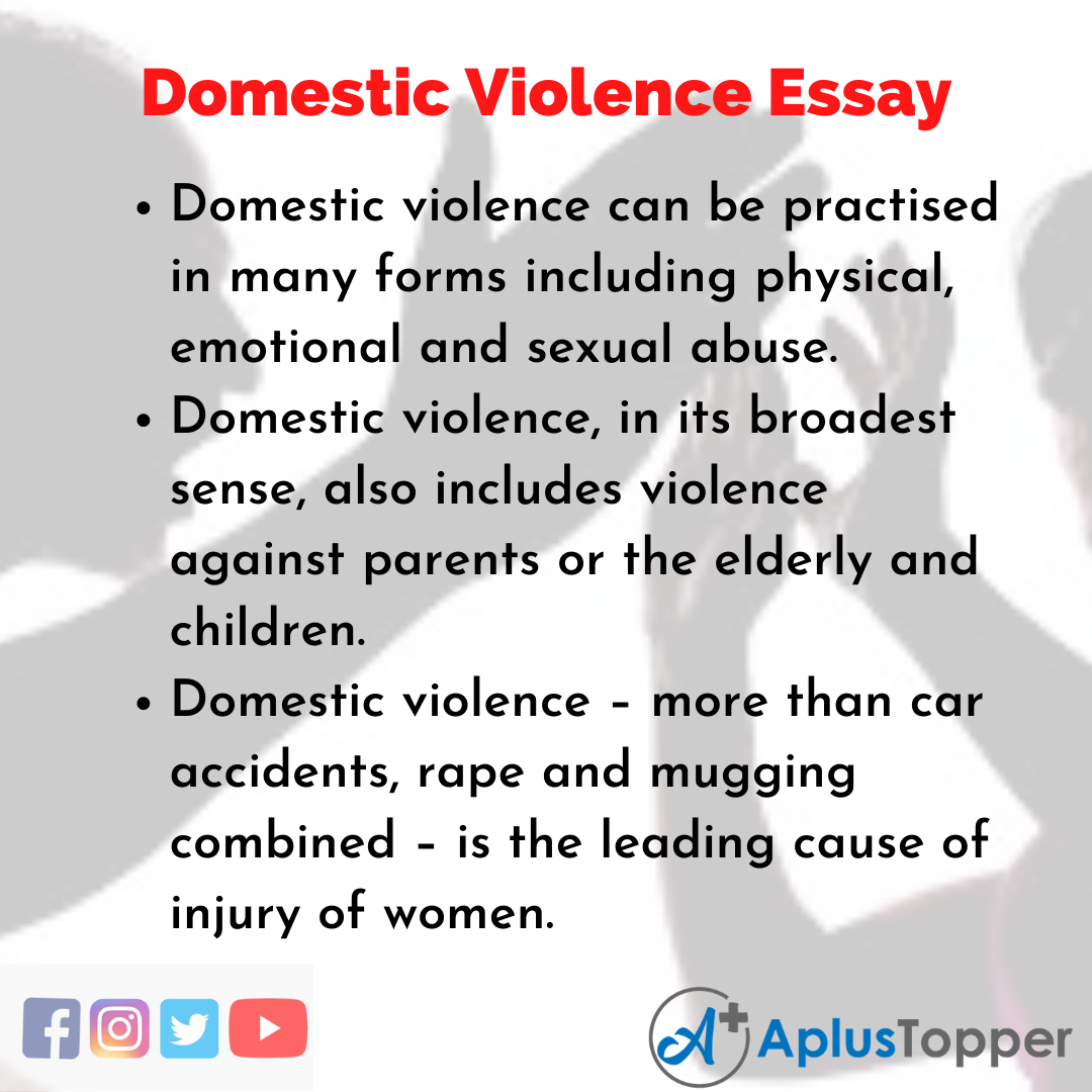 Essay on Domestic Violence