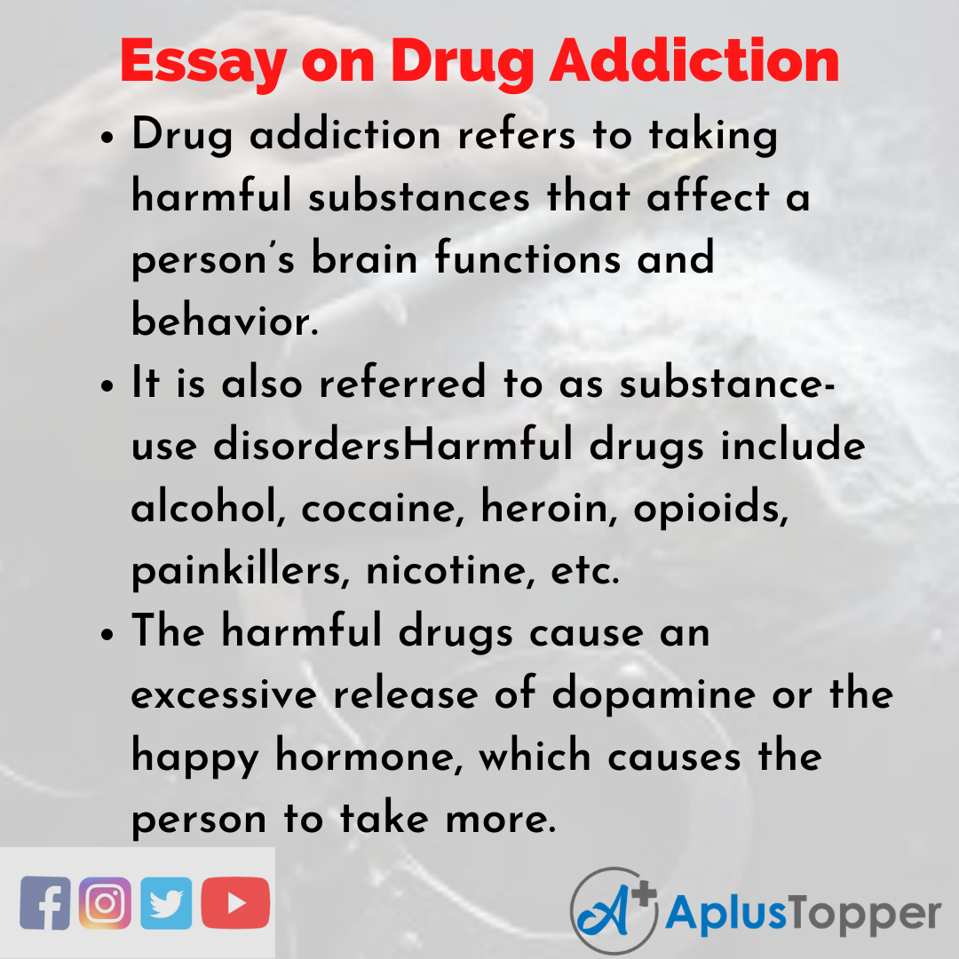 Essay on Drug Addiction