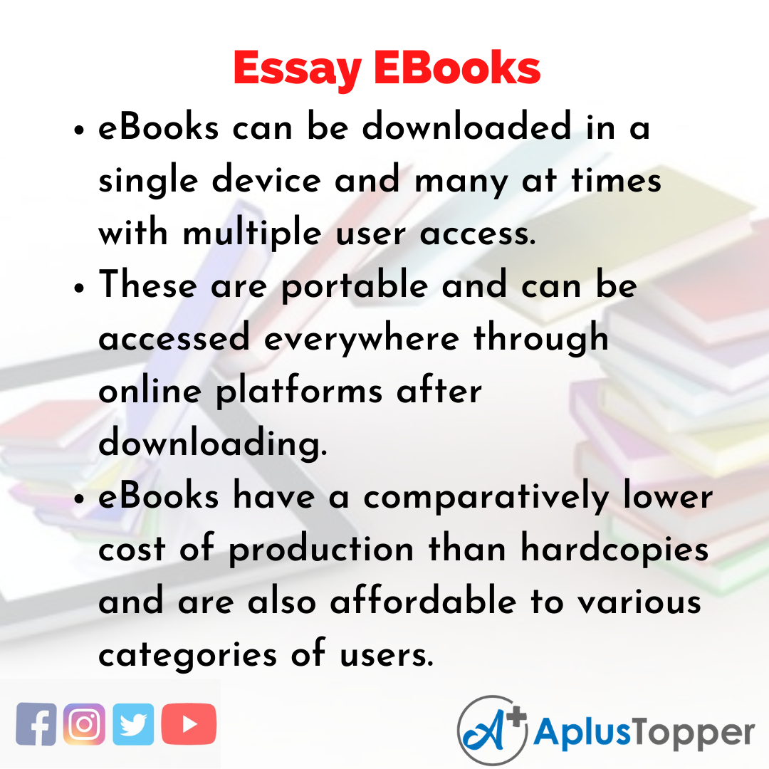 Essay on EBooks