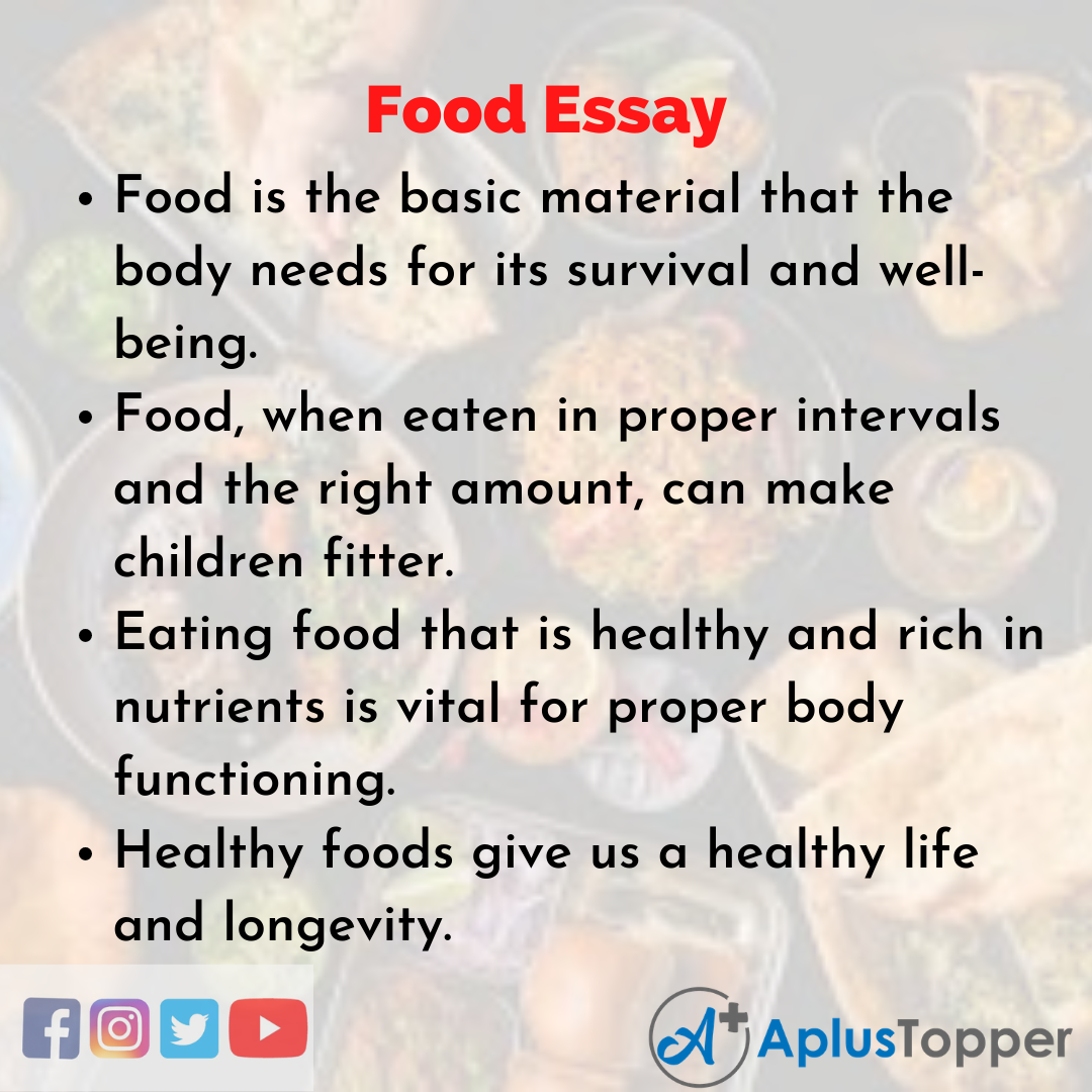 Essay on Food