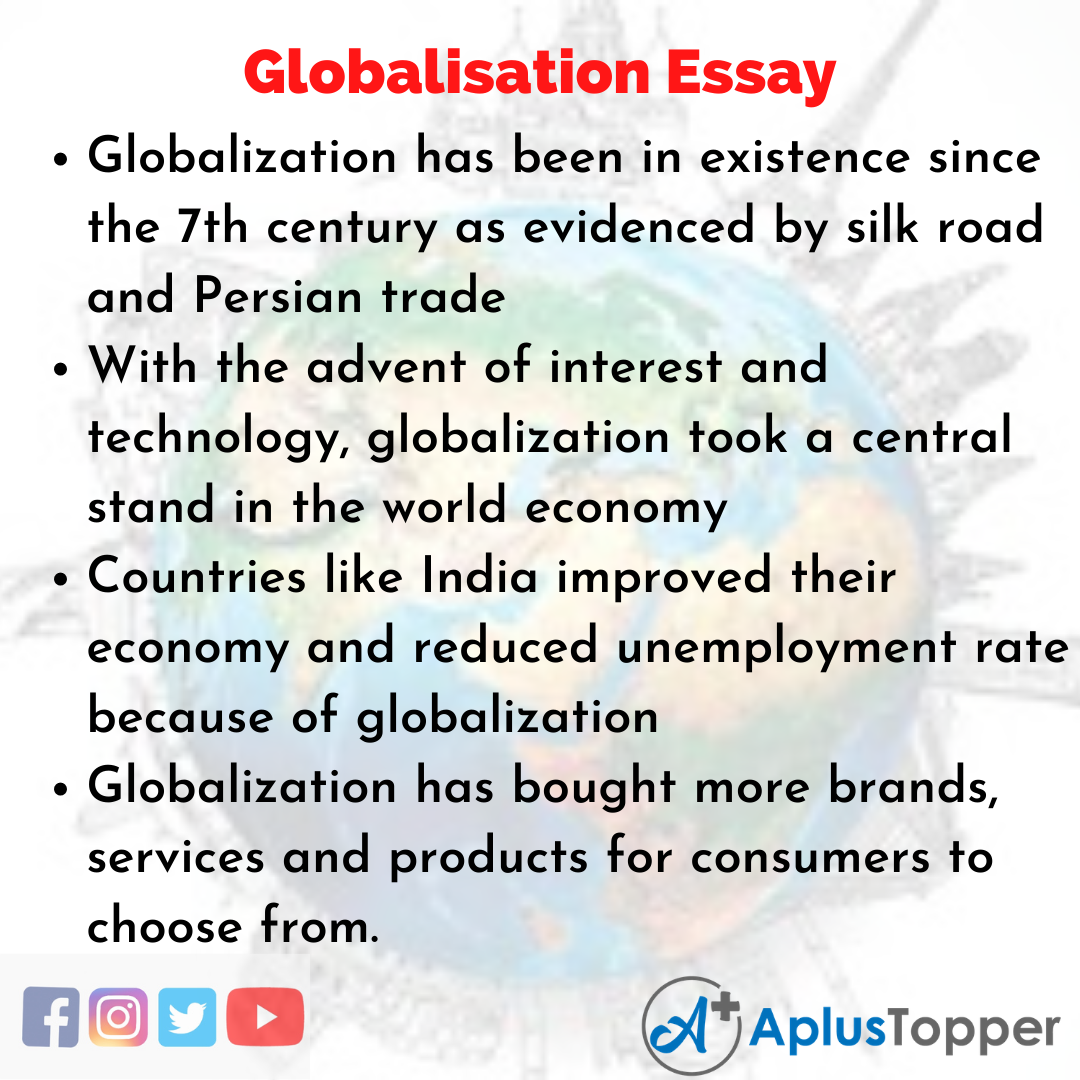 Essay on Globalisation