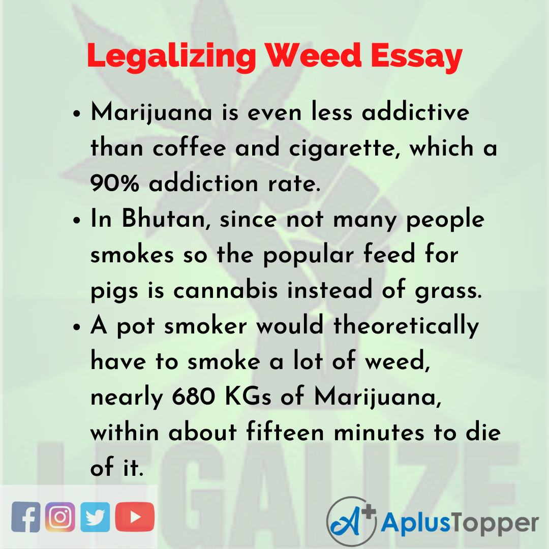 Essay on Legalizing Weed