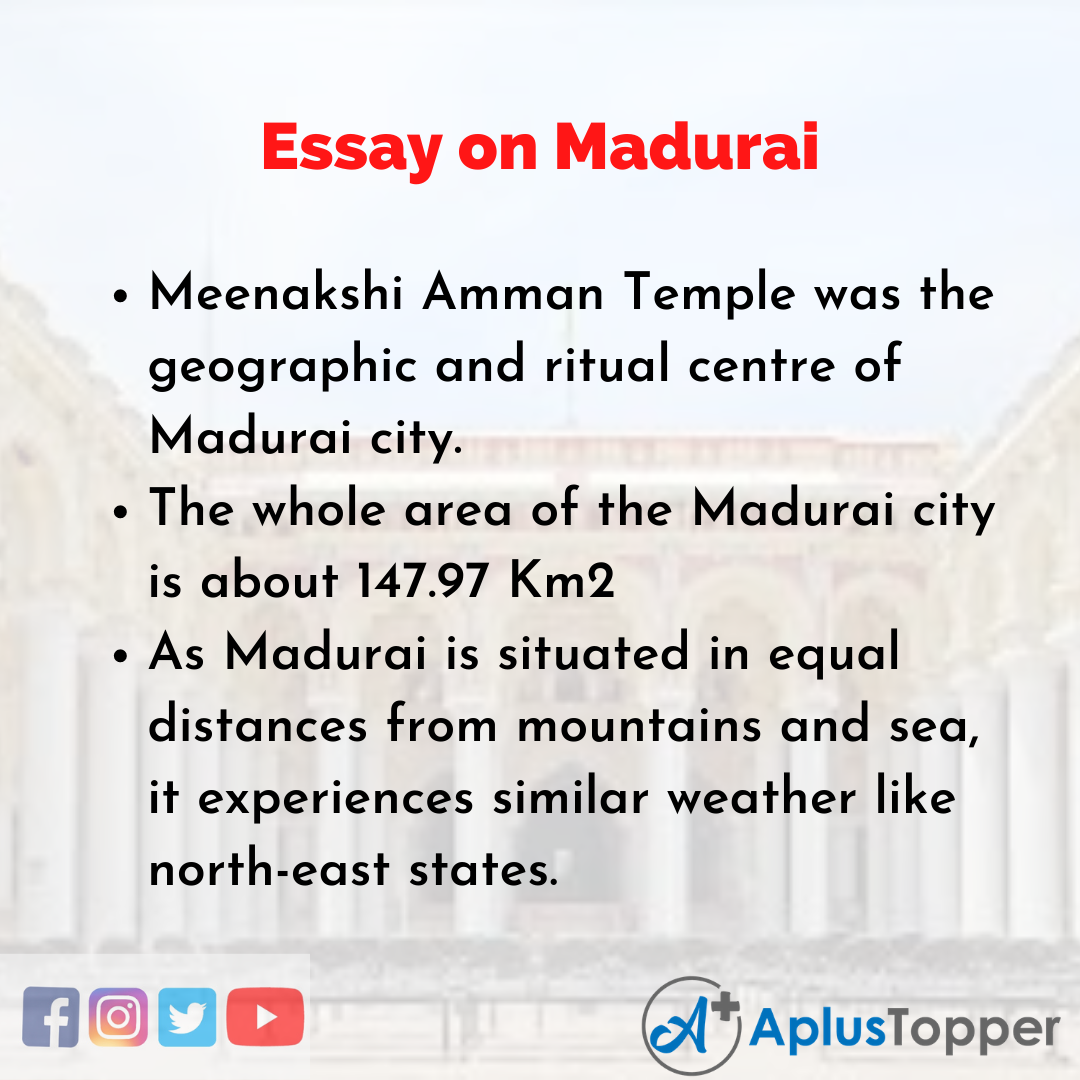 Essay on Madurai