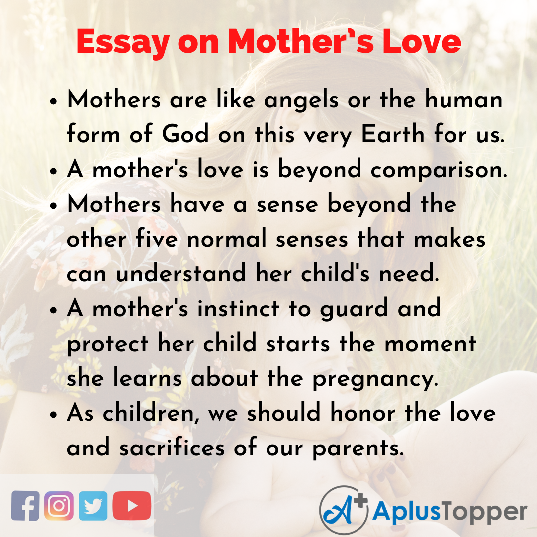 Essay on Mother’s Love