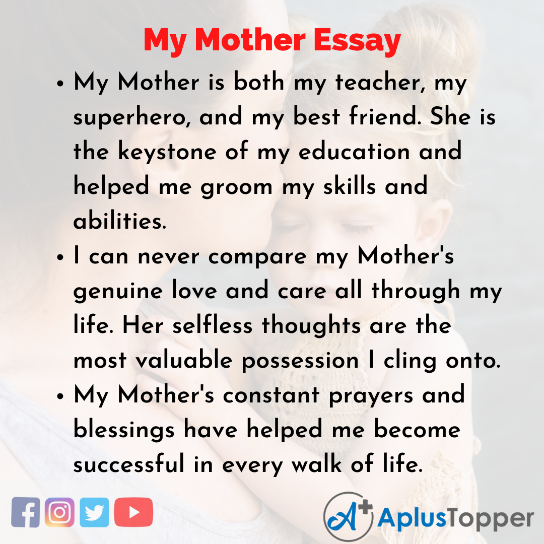 Essay on My Mother