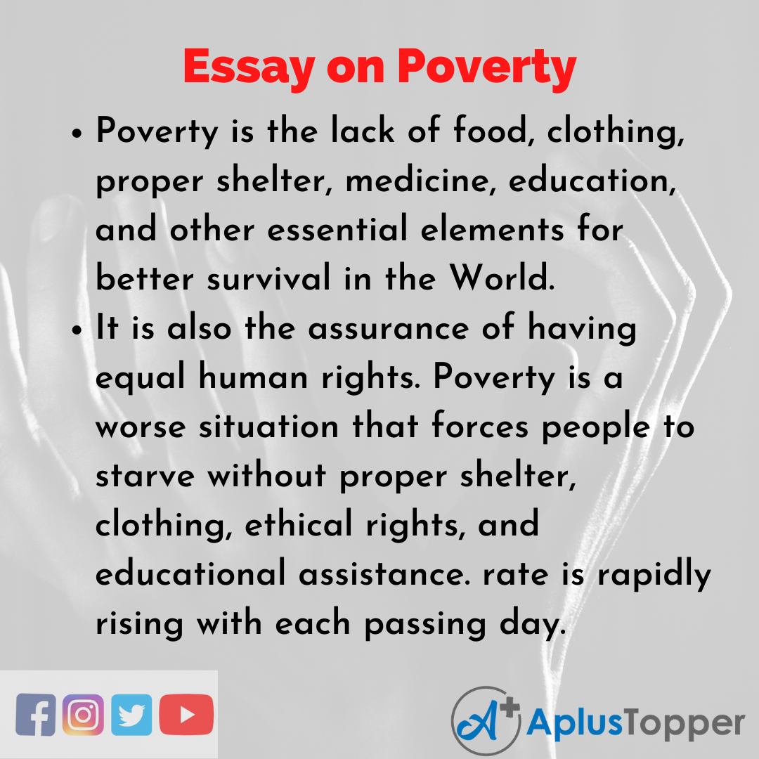 Essay on Poverty