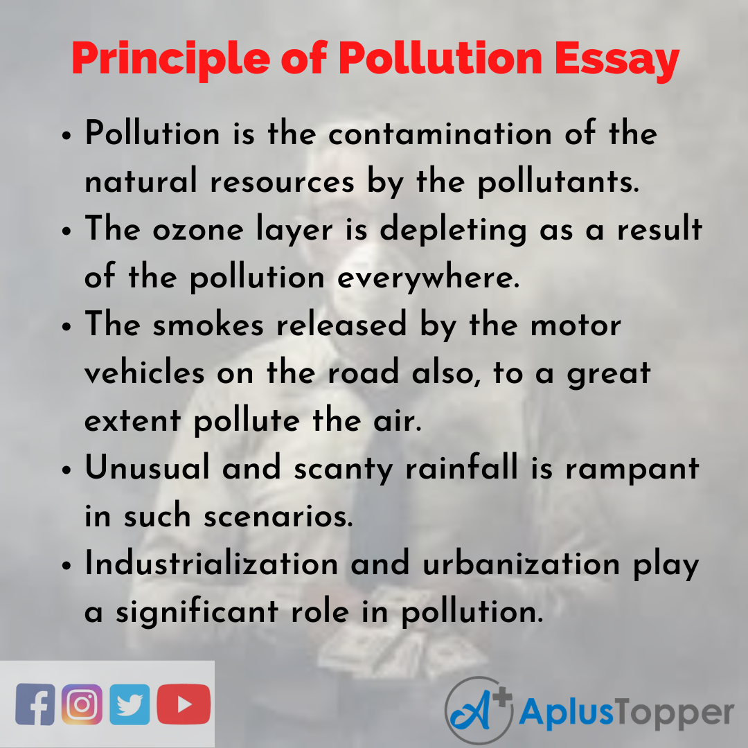 Essay on Principle of Pollution