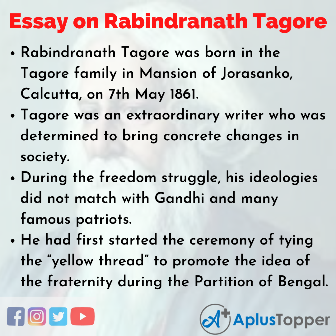 Essay on Rabindranath Tagore