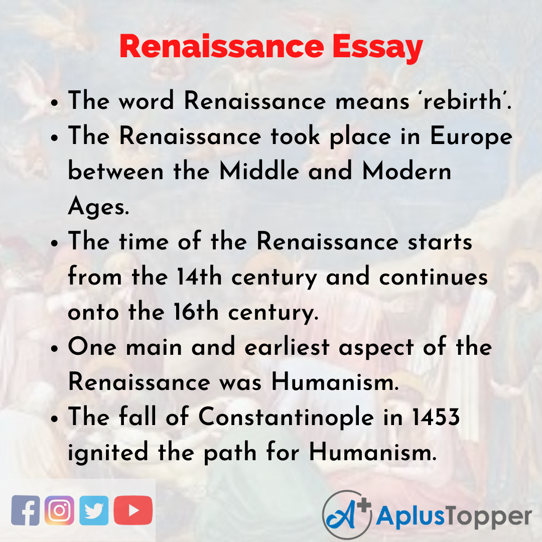 Essay on Renaissance