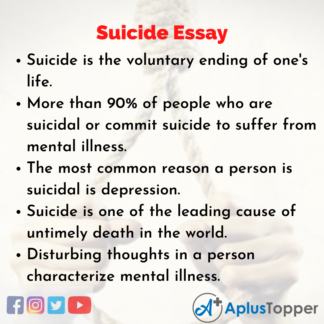 Essay on Suicide