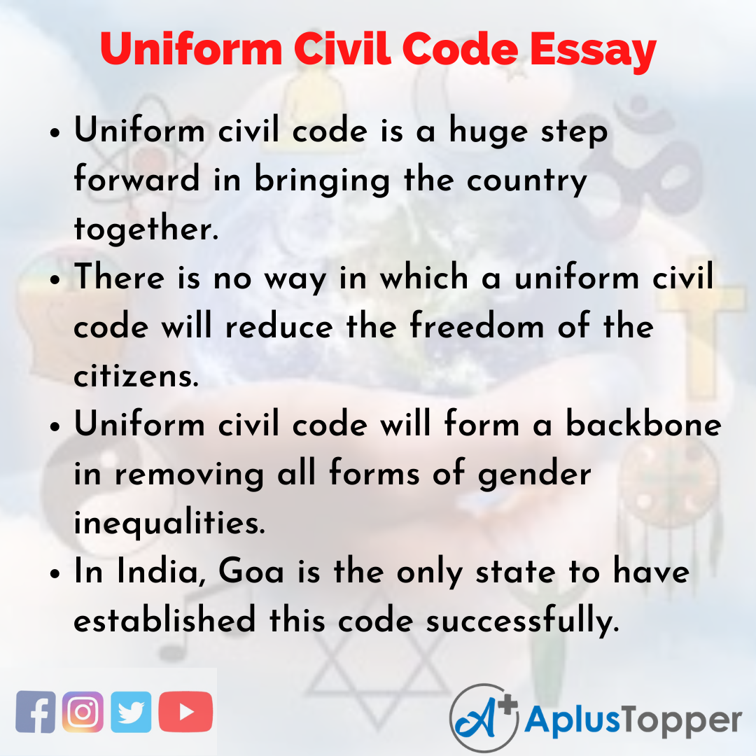 Essay on Uniform Civil Code