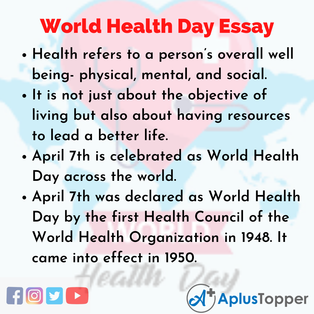 Essay on World Health Day