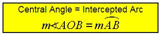 Formulas for Angles in Circles Formed by Radii, Chords, Tangents, Secants 2