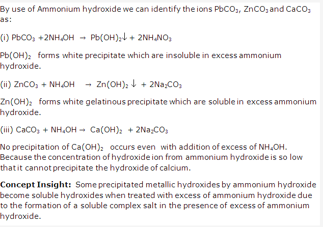 Frank ICSE Solutions for Class 10 Chemistry - Analytical Chemistry 2