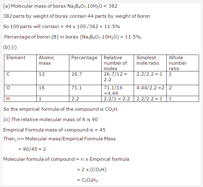 Frank ICSE Solutions for Class 10 Chemistry - Mole Concept And Stoichiometry 33