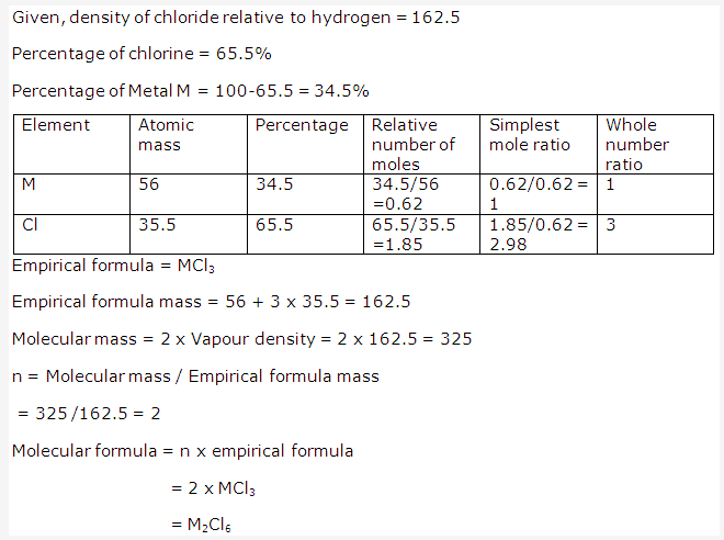 Frank ICSE Solutions for Class 10 Chemistry - Mole Concept And Stoichiometry 43