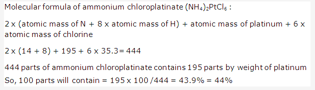 Frank ICSE Solutions for Class 10 Chemistry - Mole Concept And Stoichiometry 45