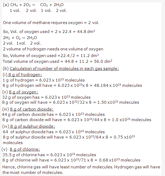 Frank ICSE Solutions for Class 10 Chemistry - Mole Concept And Stoichiometry 47