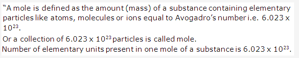 Frank ICSE Solutions for Class 10 Chemistry - Mole Concept And Stoichiometry 6