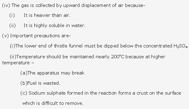 Frank ICSE Solutions for Class 10 Chemistry - Study of Compounds-I Hydrogen Chloride 5