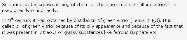 Frank ICSE Solutions for Class 10 Chemistry - Study of Sulphur Compound Sulphuric Acid 10