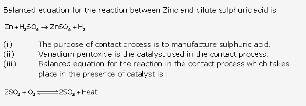 Frank ICSE Solutions for Class 10 Chemistry - Study of Sulphur Compound Sulphuric Acid 27