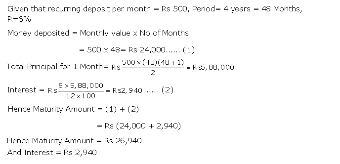 Frank ICSE Solutions for Class 10 Maths Banking Ex 3.2 1