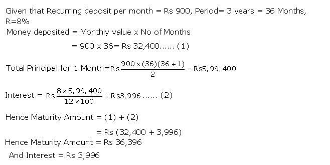 Frank ICSE Solutions for Class 10 Maths Banking Ex 3.2 2