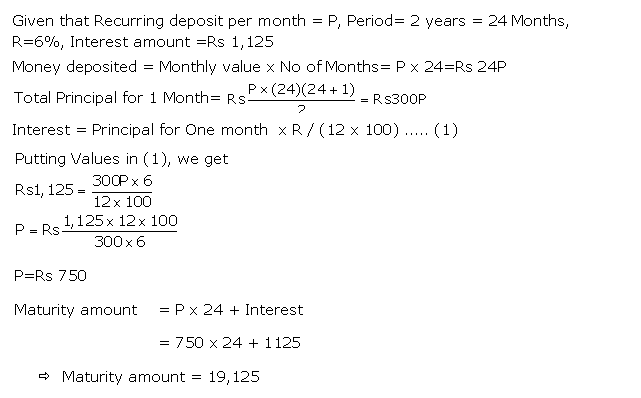 Frank ICSE Solutions for Class 10 Maths Banking Ex 3.2 5