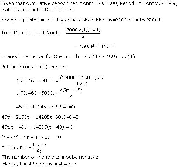 Frank ICSE Solutions for Class 10 Maths Banking Ex 3.2 7