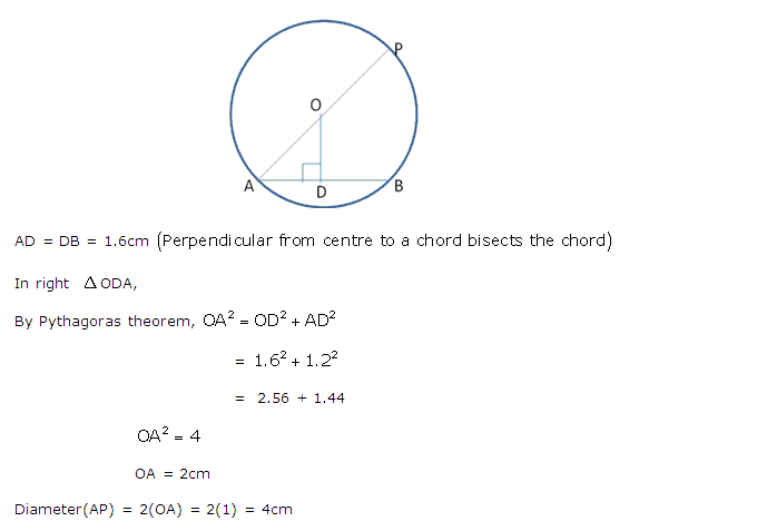 Frank ICSE Solutions for Class 10 Maths Circles Ex 17.1 2