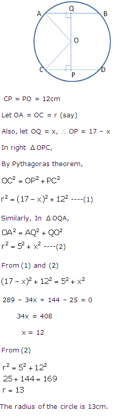 Frank ICSE Solutions for Class 10 Maths Circles Ex 17.1 8