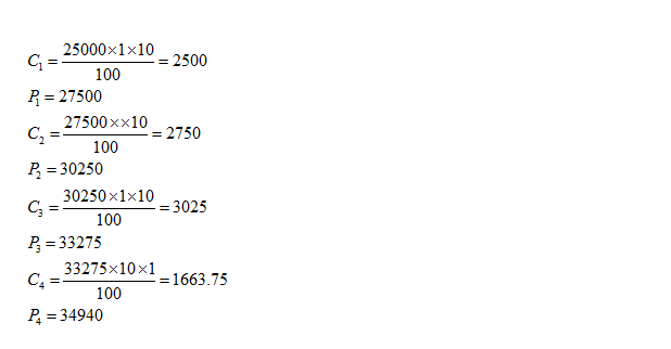 Frank ICSE Solutions for Class 10 Maths Compound Interest Ex 1.1 1 8