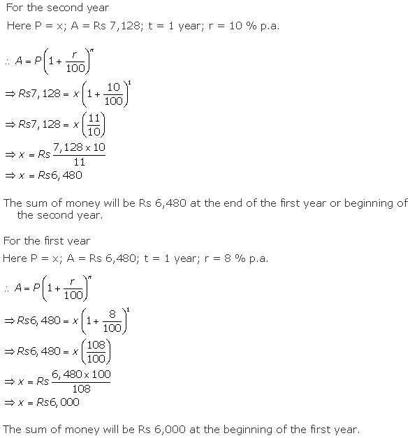 Frank ICSE Solutions for Class 10 Maths Compound Interest Ex 1.3 3