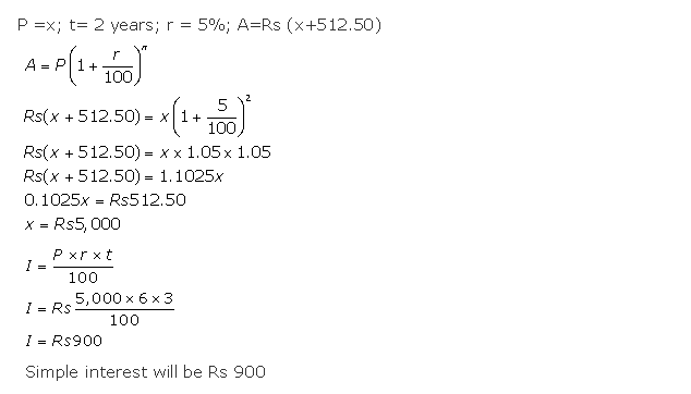 Frank ICSE Solutions for Class 10 Maths Compound Interest Ex 1.6 25