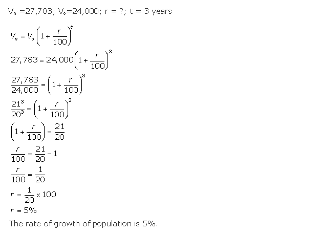 Frank ICSE Solutions for Class 10 Maths Compound Interest Ex 1.7 7