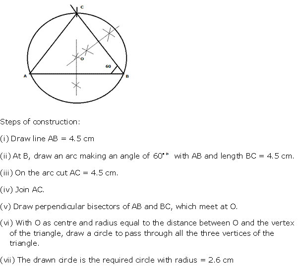 Frank ICSE Solutions for Class 10 Maths Constructions Ex 18.1 12