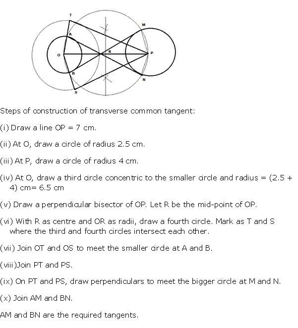 Frank ICSE Solutions for Class 10 Maths Constructions Ex 18.1 9