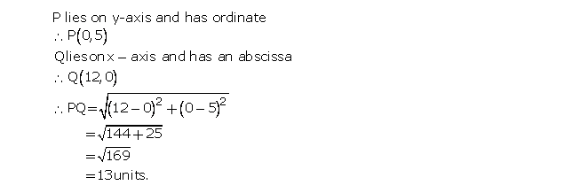 Frank ICSE Solutions for Class 10 Maths Distance and Section Formulae Ex 12.1 10