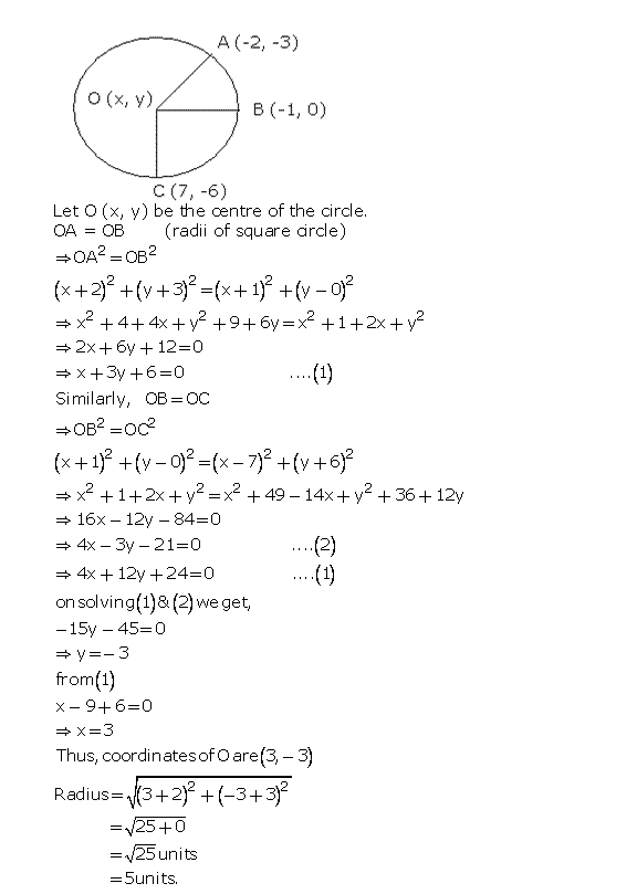 Frank ICSE Solutions for Class 10 Maths Distance and Section Formulae Ex 12.1 17