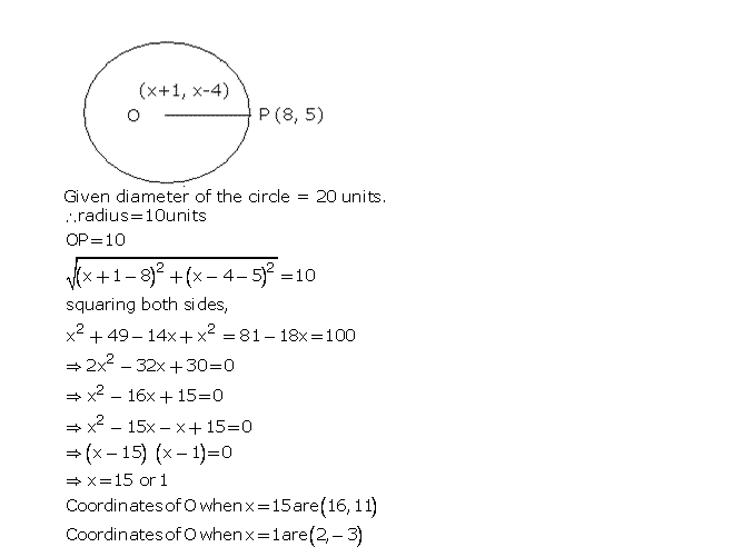 Frank ICSE Solutions for Class 10 Maths Distance and Section Formulae Ex 12.1 18