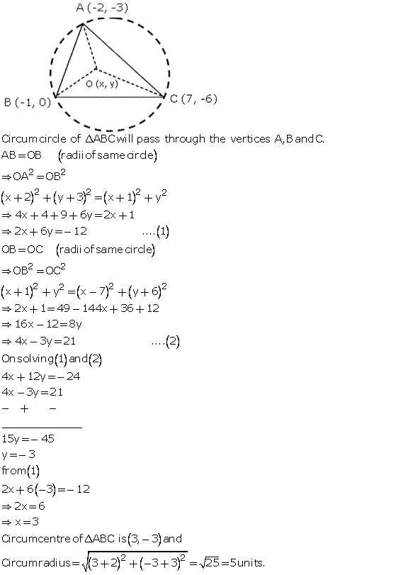 Frank ICSE Solutions for Class 10 Maths Distance and Section Formulae Ex 12.1 19