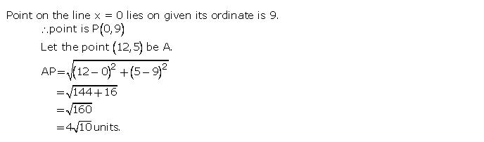 Frank ICSE Solutions for Class 10 Maths Distance and Section Formulae Ex 12.1 5