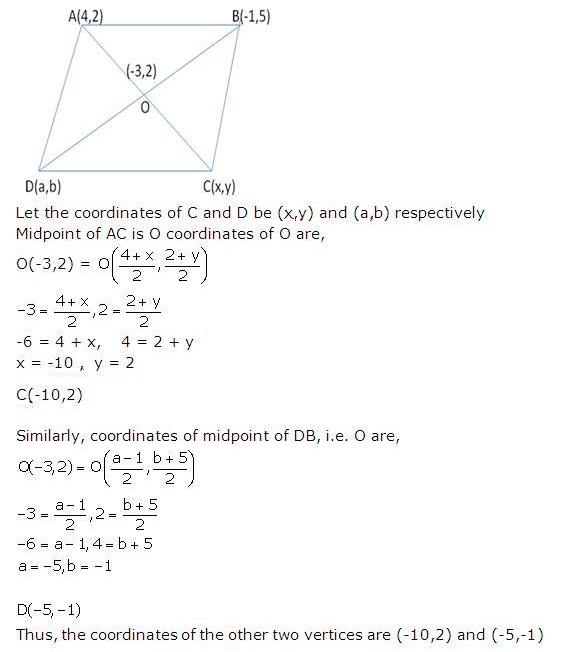 Frank ICSE Solutions for Class 10 Maths Distance and Section Formulae Ex 12.3 12