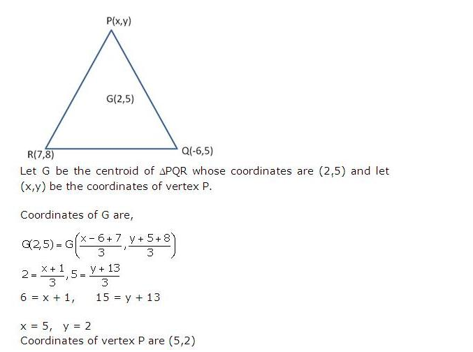 Frank ICSE Solutions for Class 10 Maths Distance and Section Formulae Ex 12.3 21