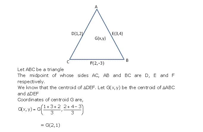 Frank ICSE Solutions for Class 10 Maths Distance and Section Formulae Ex 12.3 25